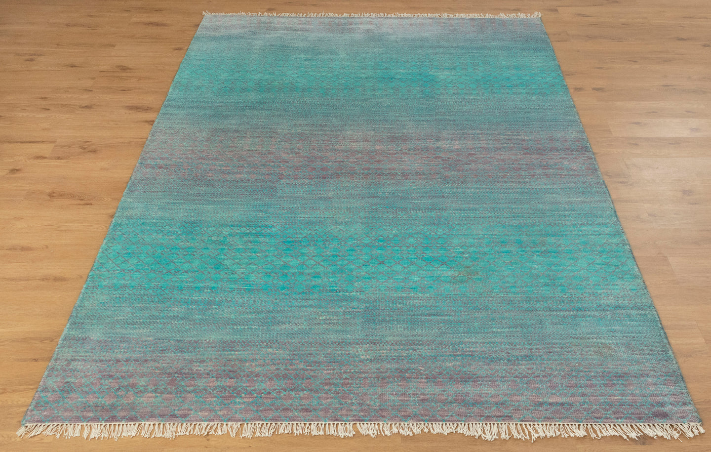 Turquoise Blue Gabbech Area Rug